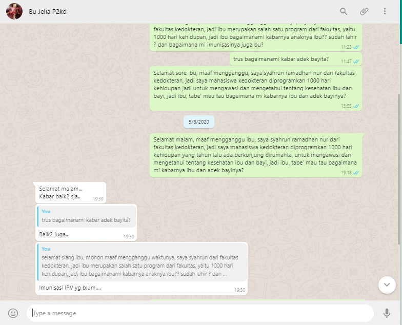 KABAR IBU JELIA DITENGAH PANDEMI